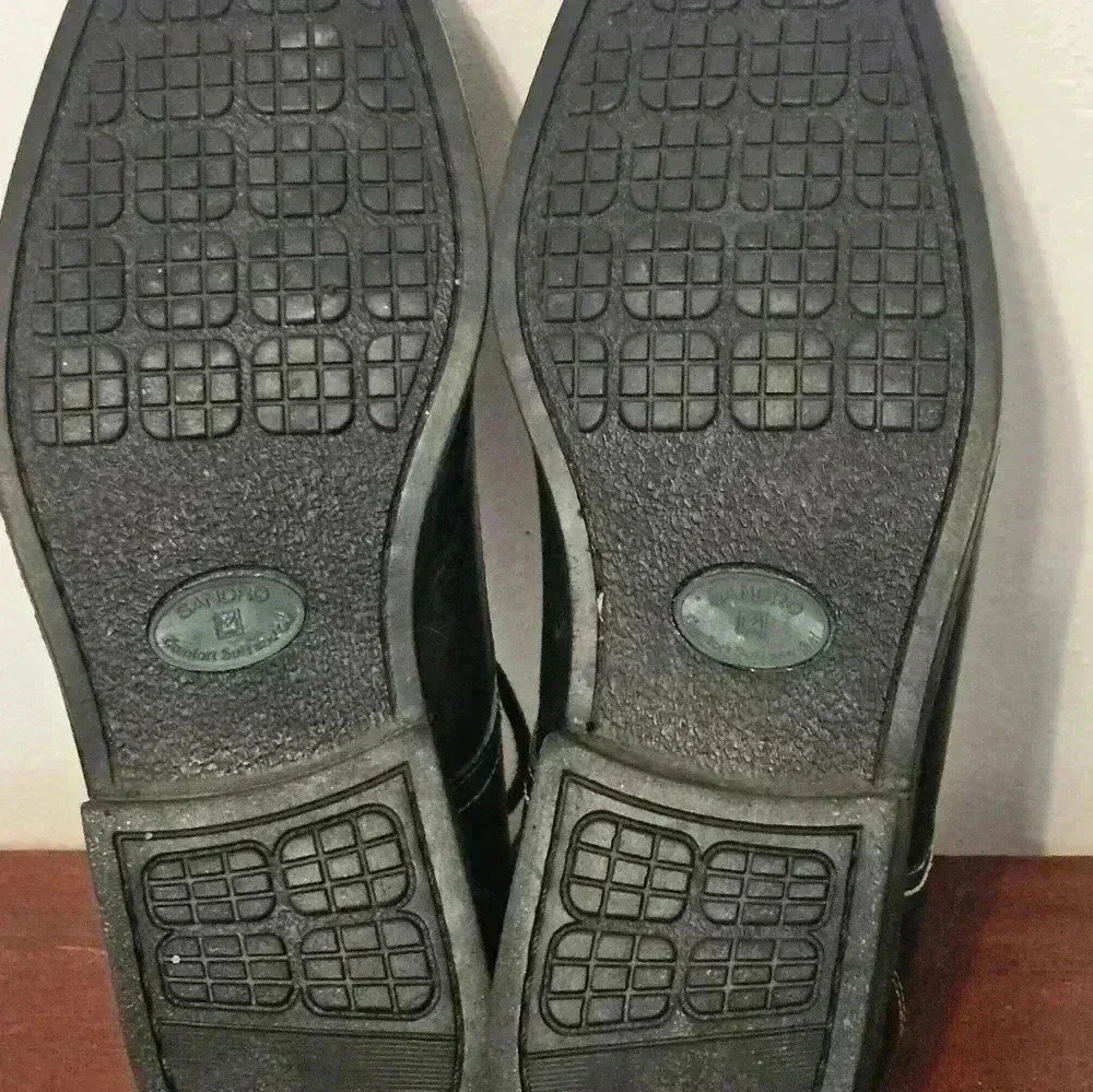 SANDRO LEATHER SHOES SIZE 8D EUC